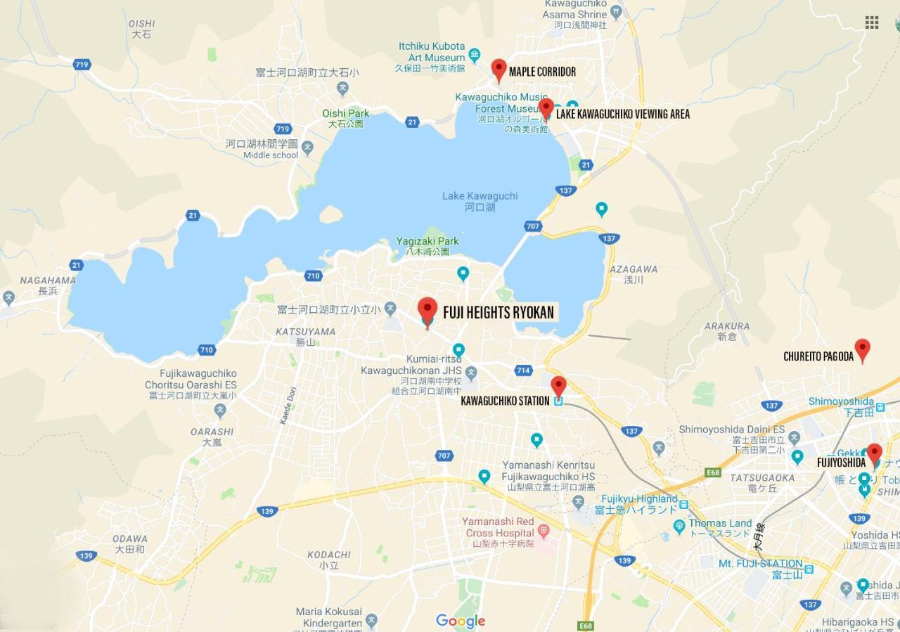 Ryokan Fuji Heights Fudžikawagučiko Exteriér fotografie